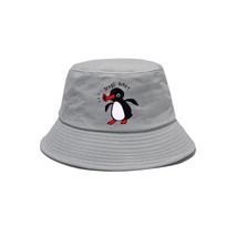 Noot Noot Pingu Panama skrybėlės Naujos lauko medvilninės piktos Pingu kibiro skrybėlės Vasarinės vėsios skrybėlės nuo saulės Bob pingvino skrybėlė One Size
