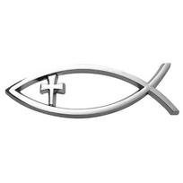 Gelbėtojo Ichthys Žuvis Automobilio Lipdukai Ilgalaikiai Lipnūs Ženkliukai Vandeniui Atsparūs Automobilio Decal Akriliniai Nešiojamiems Kompiuteriams ir Šaldytuvams