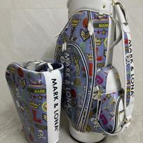 MARK&LONA Unisex Lightweight Golf Stand Bag with Skull & Coconut Tree Pattern