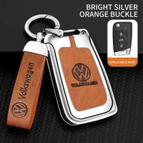 VOLKSWAGEN Automobilio Cinko Lydinio Raktų Dėklas Dangtelis Automobilio Raktų Grandinėlė Metalinis Raktų Korpusas VW Volkswagen VW Tiguan MK2 Golf 7 MK7 T-Cross T-