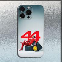 44 L-Lewis Hamilton telefono dėklas iPhone 16,15,14,13,12,11 Plus,Pro,Max,XR,XS,X,Plus,SE,Mini skaidrus minkštas dėklas iPhone13mini