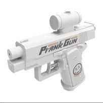 Handheld Manual Water Gun Prank Two-Way Spray Watergun Playthings Warm Season Outdoor Beach Swimming Pool Water Pistol Toy Designed For Children white