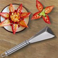 Stainless Steel Triangle Fruit Carving Knife Fruit Platter Artifact Triangle Vegetable Cutter Non-slip Diy Decor… More