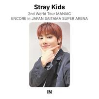 Stray Kids 2nd World Tour MANIAC ENCORE in JAPAN SAITAMA SUPER ARENA Official Photocard I.N 02