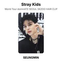 Stray Kids World Tour dominATE SEOUL SKZOO HAIR CLIP Official Photocard CHANGBIN