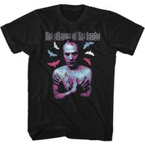 Silence of the Lambs Bill Neon Colors Black Adult T-Shirt L