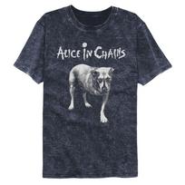 Alice In Chains Tripod Mineral Wash Navy T-Shirt S