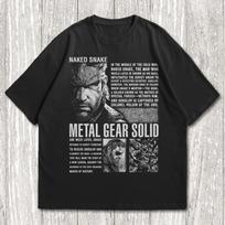 Metal Gear Solid Unisex Tee, Metal Gear Solid T-Shirts, Retro Vintage Apparel, Short-Sleeve Tee, Funny Metal Gear Tee 4XL