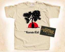 Karate Kid V2 T-Shirt Vintage Natural color Men's T-Shirt DTG Digital Print SIZES S M L XL 2XL 3XL 4XL 5XL L