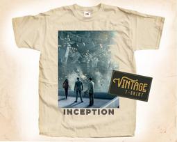 Inception V3 T-Shirt Vintage Natural color Men's T-Shirt DTG Digital Print SIZES S M L XL 2XL 3XL 4XL 5XL XL