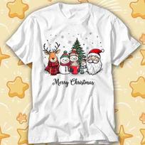 Christmas Lights Family Holiday Gift Santa Team Snow T-Shirt 435 4XL