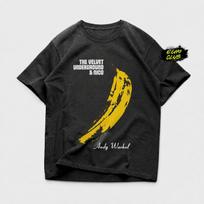 Velvet Underground Andy Warhol Banana T shirt: 60s Pop Art Screen Print Tee M