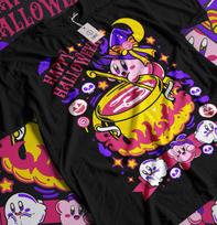 Kirby Halloween Classic Retro Gaming Premium Unisex T-shirt 2XL