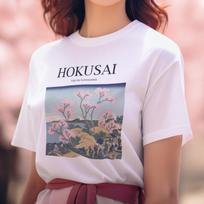 Hokusai Fuji From Gotenyama T shirt / %100 Premium Cotton / Ukiyo-e / Japanese Art-Inspired Design S