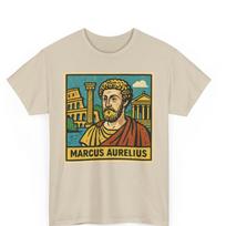 Marcus Aurelius Comic T-Shirt: Vintage Stoic Philosophy Graphic Tee 2XL