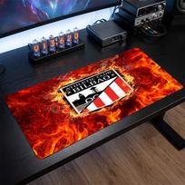 Athletic Bilbao Football Print Large Mouse Pad, Anti-Slip Extended Gaming Desk Mat for Office Home 30cmx60cm（11.8x23.6inch）