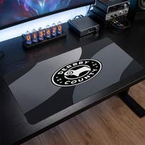 Derby County Football Print Large Mouse Pad, Anti-Slip Extended Gaming Desk Mat for Office Home 30cmx60cm（11.8x23.6inch）