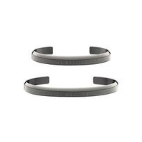 Daniel Wellington Simple Logo Letters Alloy Bracelet Unisex Couple Style Space Gray C384C385 juoda