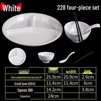 Colorful Melamine Divided Canteen Plate