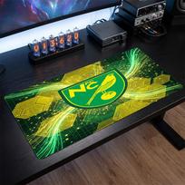 Norwich City Football Print Large Mouse Pad, Anti-Slip Extended Gaming Desk Mat for Office Home 30cmx60cm（11.8x23.6inch）