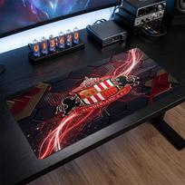 Sunderland Football Print Large Mouse Pad, Anti-Slip Extended Gaming Desk Mat for Office Home 30cmx60cm（11.8x23.6inch）