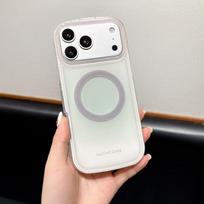Slim Magnetic Snap-on Case IPhone 16 17 Pro Max With Gradient IMD Design Hard PC Shell Women iPhone 13