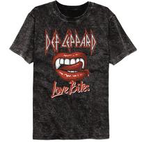 Def Leppard Love Bites Mouth Men's T Shirt Band Merch 3XL