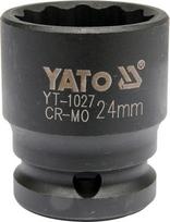 Yato 12-Point Impact Socket 1/2   Short For 24Mm Hubs