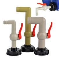 S60x6 Coarse Thread IBC Water Tank Adapter 1/2'' 3/4'' 1  Quick Connect Hose Switch Faucets Hose Faucet Connector Durable Style 1