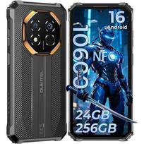 Refurbished - OUKITEL G7 Smartphone Incassable 24GB+256GB 10600mAh 6,52'' Android 16 64MP Telephone Portable Incassable Dual SIM 4G/NFC, Noir
