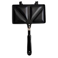 Heat-resistant Breakfast Sandwich Baking Pan Double-Sided Sandwich Maker Toast Frying Pan  Barbecue Triangle