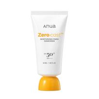 Anua Zero Cast Moisturizing Sunscreen SPF50+ PA++++ 50ml – Invisible Hydrating UV Protection for All Skin Types
