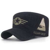 Skrybėlė medvilninės karinės kepuraitės vyrams lauko kepuraitė pavasario rudens armijos plokščia kapitono kepurė Trucker Snapback beisbolo kepuraitė, skydeliai kepurė 55-60cm