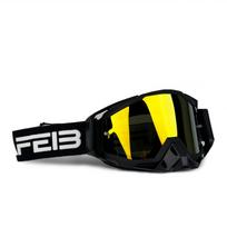 Motorcycle Advanced Motocross Goggles Windproof & Impact-Resistant Glasses for MTB ATV & Off-Road Trips Tear-off Film black