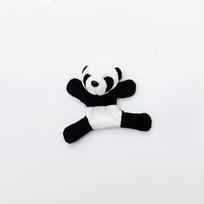 Mielas panda pliušinis šaldytuvo magnetukas - Animacinis Čengdu kelionės suvenyras