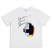 2024 Daft Punk TShirt Summer Men Cotton Tops Tees Women Casual Clothing Unisex Women Fashion Solid Color Short Sleeve Streetwear S