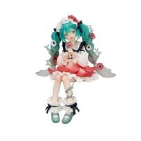 Originalus FuRyu Hatsune Miku Gėlių Fėja Anime Figūrėlė Žaislai PVC Modelis Kolekcija Veiksmo Figūrėlė Lėlė Dovana gray