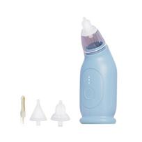 Rechargeable Nose Aspirator Electric Nasal Aspirator with 2 Suction Head Toddler Nasal Extractor Automatic Nose Cleaner