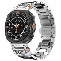 Nerūdijančio plieno apyrankė Samsung Galaxy Watch Ultra 47mm Juosta SAMSUNG 7 GALAXY ULTRA 47MM Vyriška Verslo Dirželis Laikrodžio Juosta Galaxy Watch Ultra