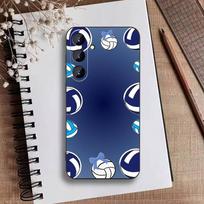 S-Volleyball Painted Phone Case For Samsung Galaxy A73,21,22,32,71,53,52,51,80,5G Soft Black Cover Samsung a53 5g