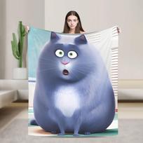 Slaptas augintinio gyvenimas Flanelinis pledas Pavasaris Švelnus šiltas pledas Mergaitėms Berniukams Sofai Kėdei Madingas lovatiesė Lovos užvalkalas 75x90cm