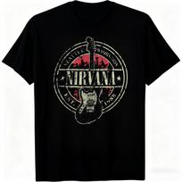 New Nirvana Rock Band Cotton Tshirt Hiphop Style Unisexs and Womens Oversized YK Streetwear Tee Casual Outdoor Street M