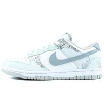 Nike Dunk Wear resistant And Lightweight Low top Skateboard Shoes Unisex Gray Green HF0730-160(Team973-) 37.5