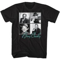 Bing Crosby 4 Square Black Adult T-Shirt S
