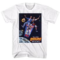 Bill and Ted Poster White Adult T-Shirt 2XL