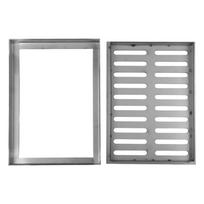 Nerūdijančio plieno latako dangtis efektyviam vandens valdymui lauko erdvėse 200*300*20*2mm