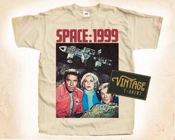 Space 1999 V3 T-Shirt Vintage Natural color Men's T-Shirt DTG Digital Print SIZES S M L XL 2XL 3XL 4XL 5XL S