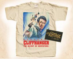 Cliffhanger V1 T-Shirt Vintage Natural color Men's T-Shirt DTG Digital Print SIZES S M L XL 2XL 3XL 4XL 5XL 4XL