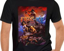 Fire and Ice T-Shirt Short Sleeve Movie Tee 3XL