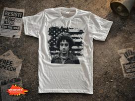 Abbie Hoffman Shirt | 1960s Protest Activist Tee | Counterculture Anti-War T-Shirt | Vintage Political History Shirt XL